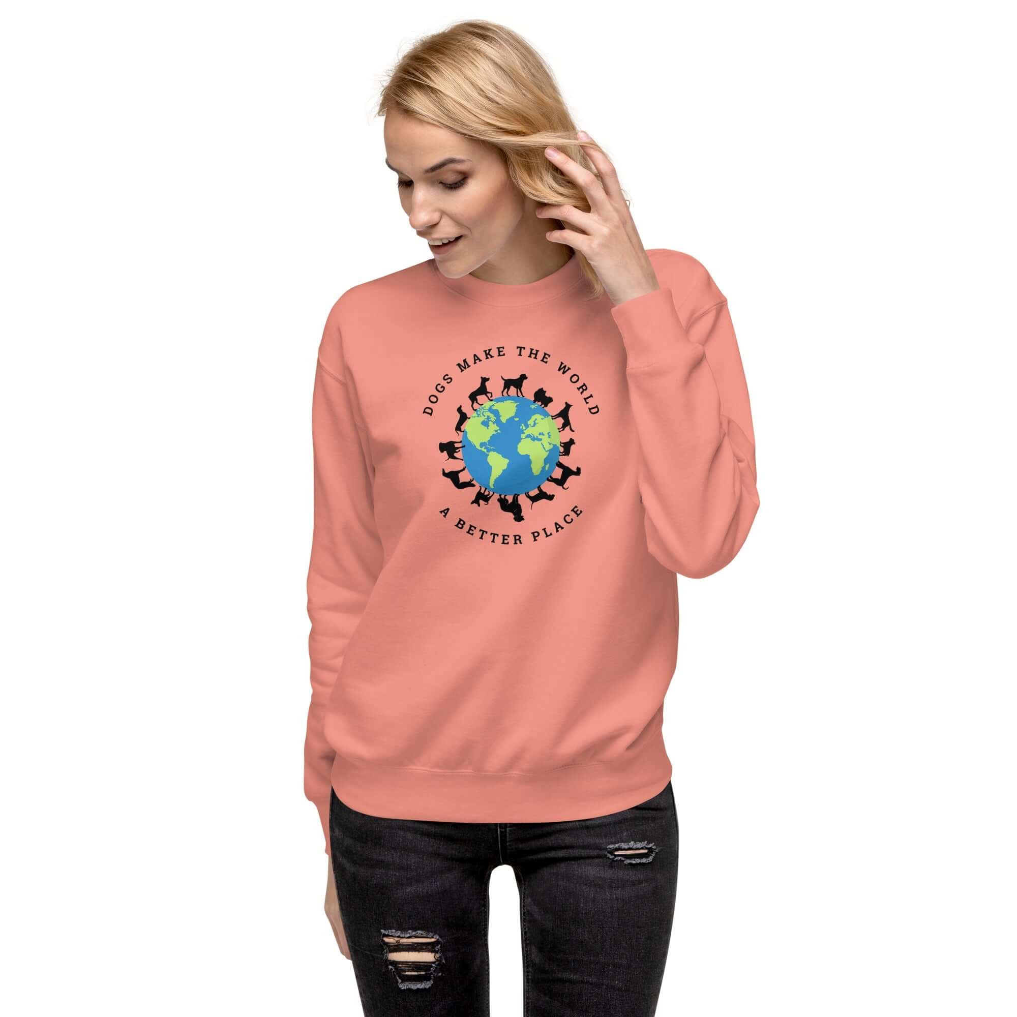 Better Place Crewneck Sweatshirt - TAILWAGS UNLIMITED