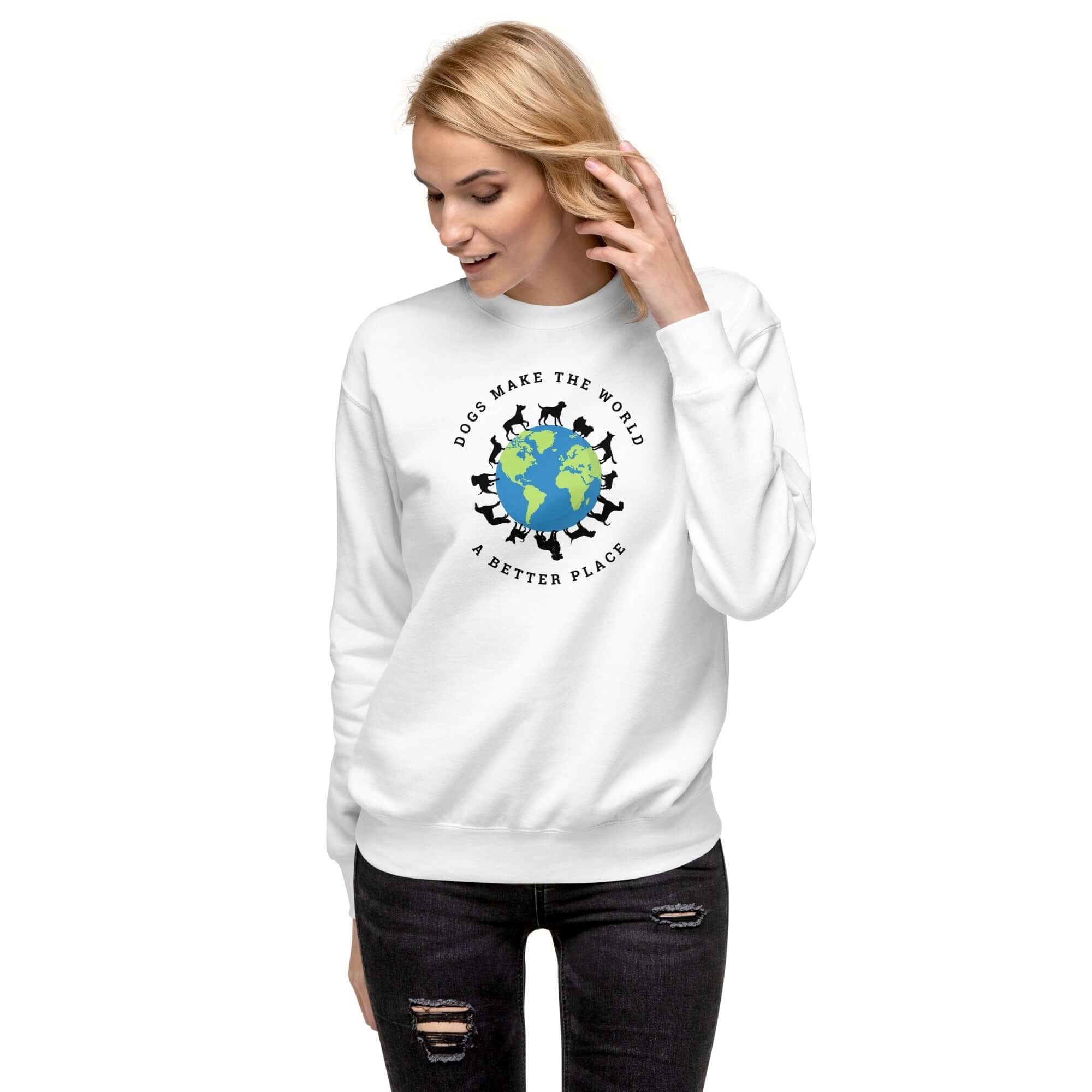 Better Place Crewneck Sweatshirt - TAILWAGS UNLIMITED