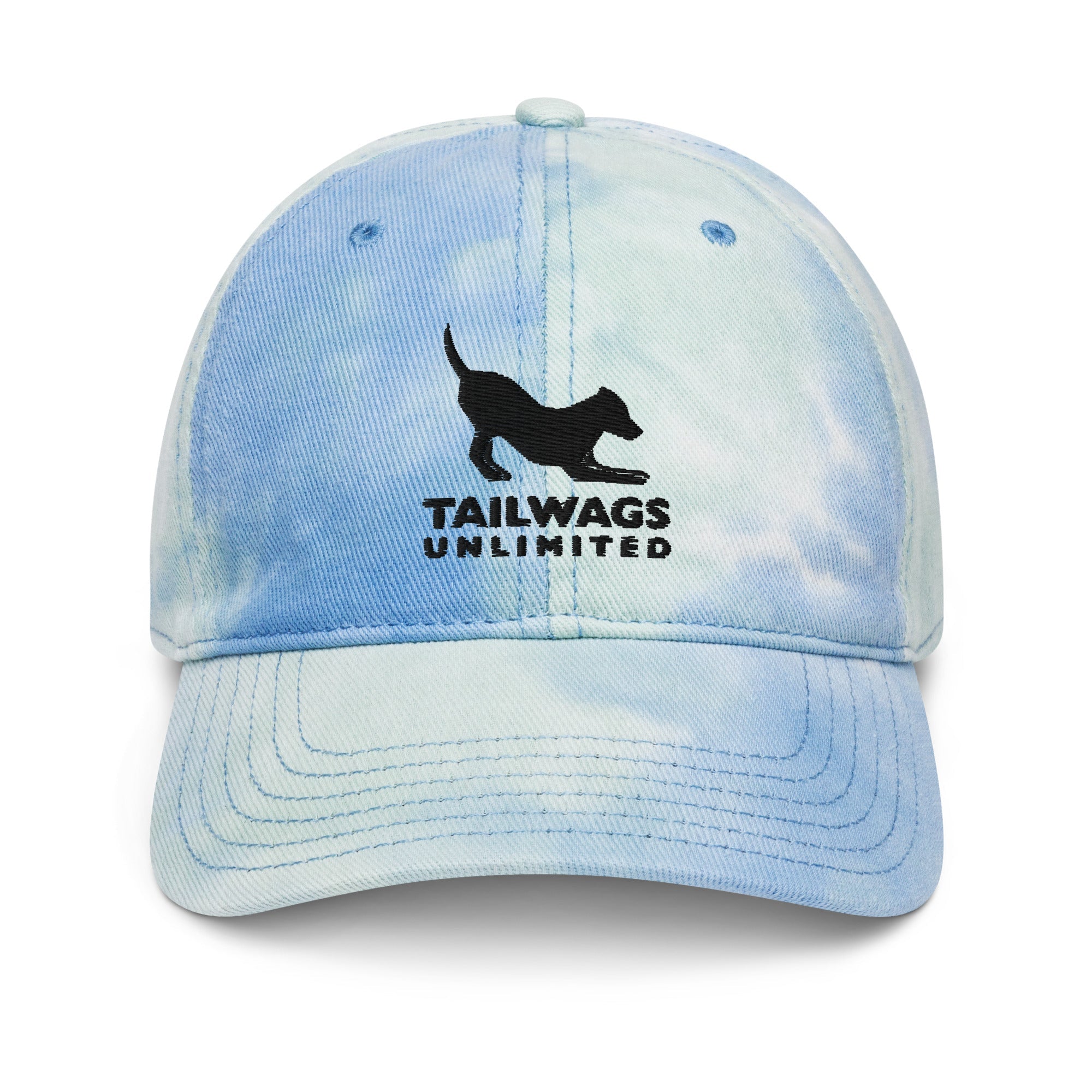 Black Logo Tie Dye Hat - TAILWAGS UNLIMITED