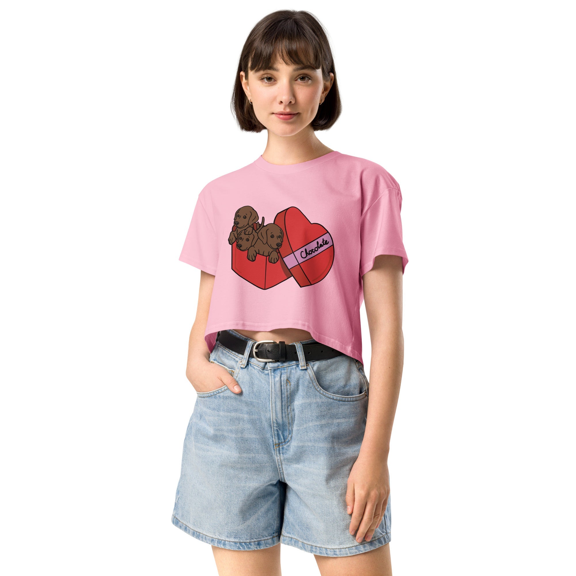 Box of Chocolates Crop Top - TAILWAGS UNLIMITED