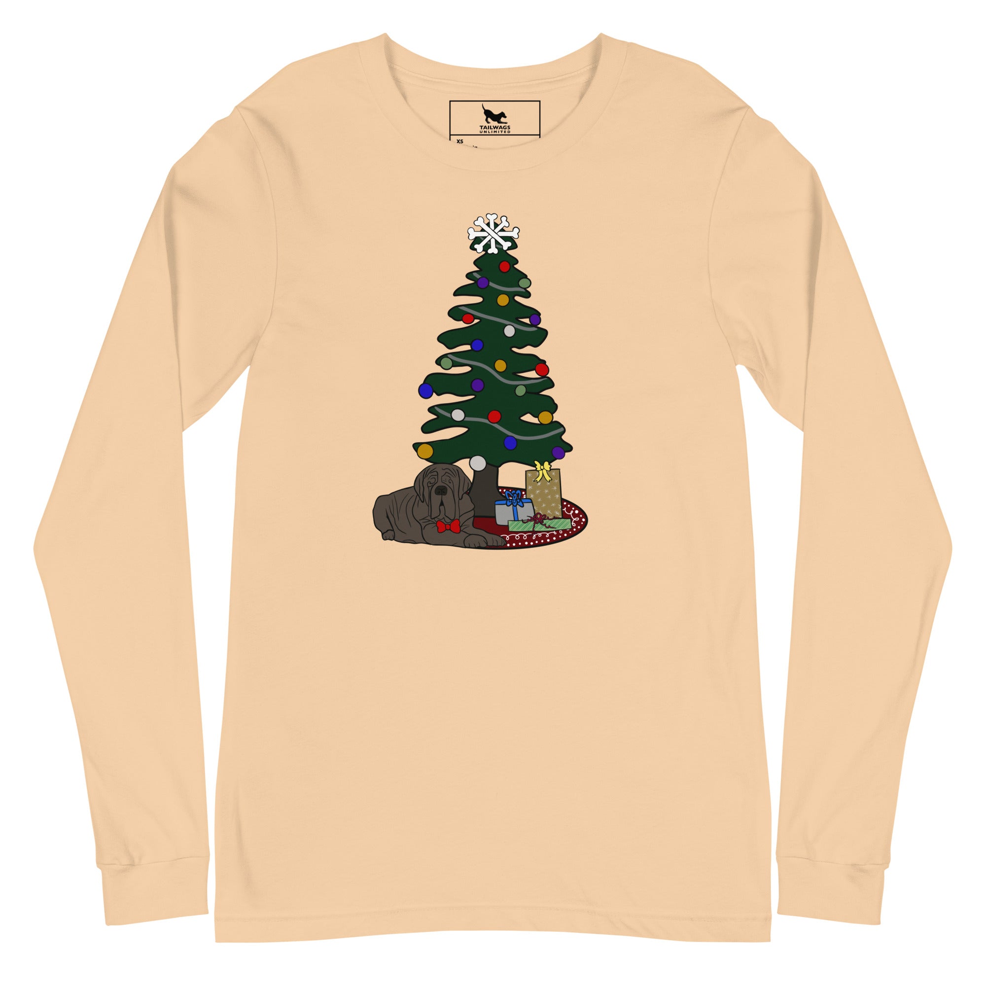 Chillin' Under the Christmas Tree Long Sleeve Tee - TAILWAGS UNLIMITED