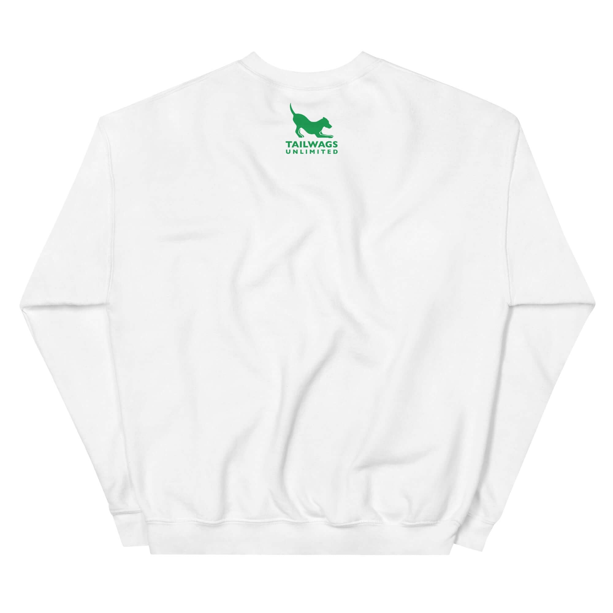 Clover Patterned Green Logo Crewneck Sweatshirt - TAILWAGS UNLIMITED