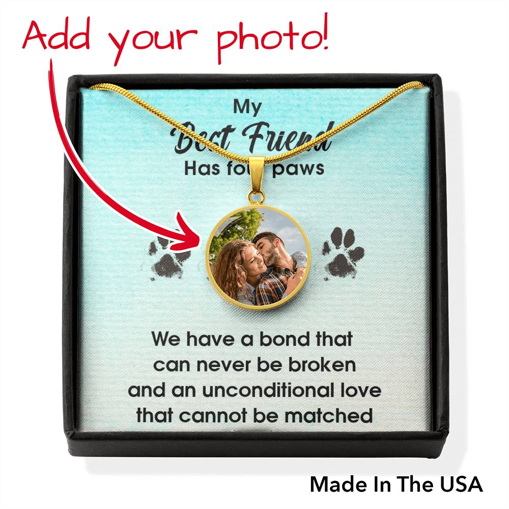 Dog Best Friend Custom Photo Necklace - TAILWAGS UNLIMITED
