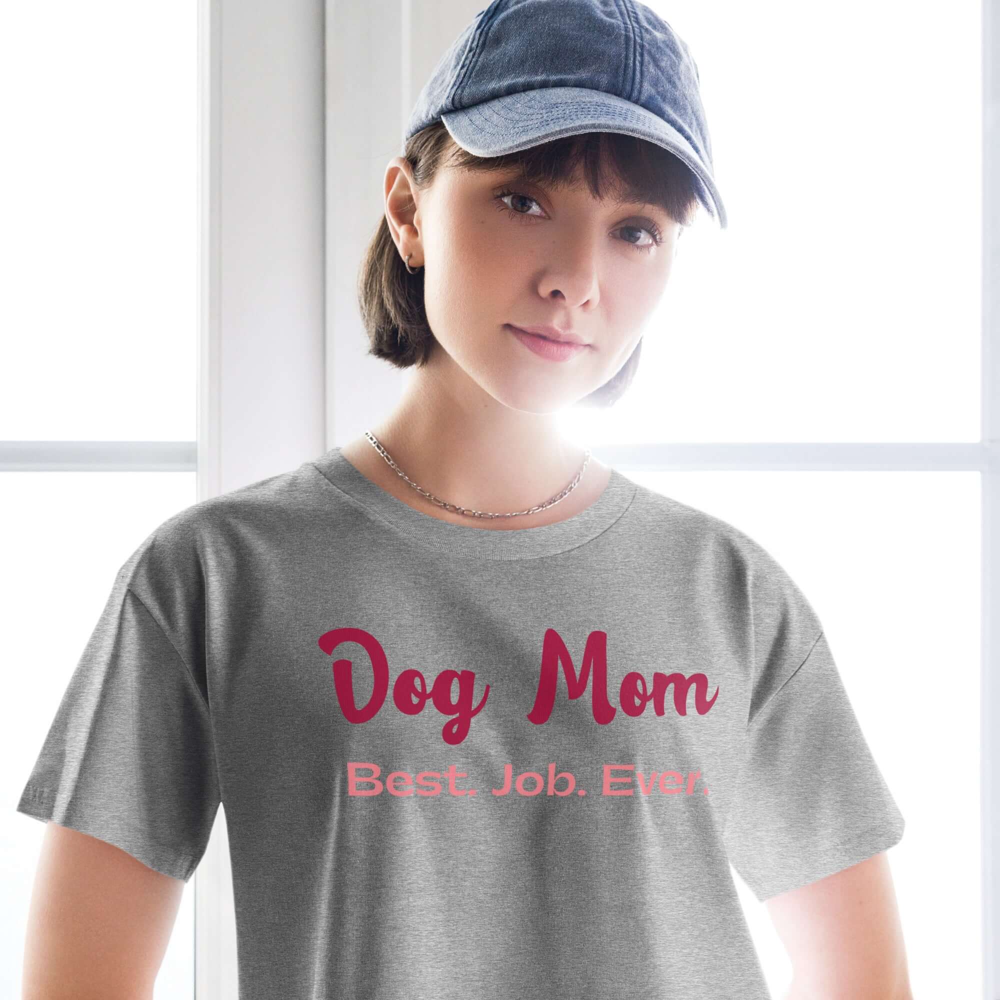 Dog Mom Best Job Crop Top - TAILWAGS UNLIMITED