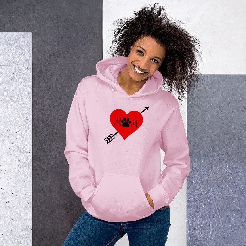 Dog Mom Heart Tattoo Hoodie - TAILWAGS UNLIMITED