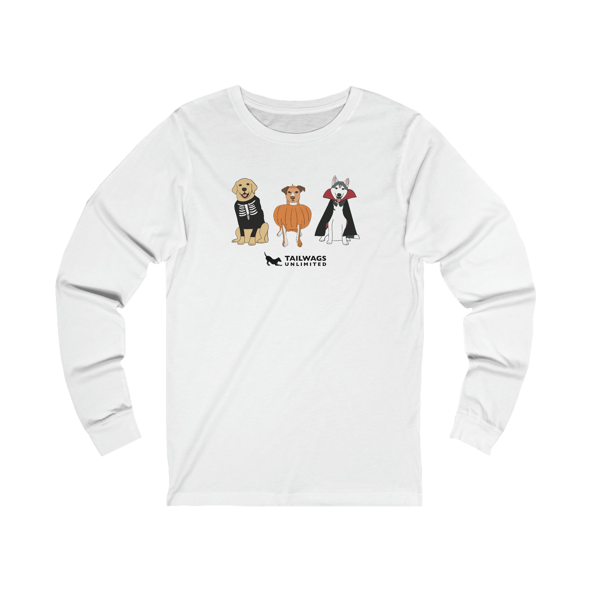 Dogs in Costume Long Sleeve Tee - TAILWAGS UNLIMITED