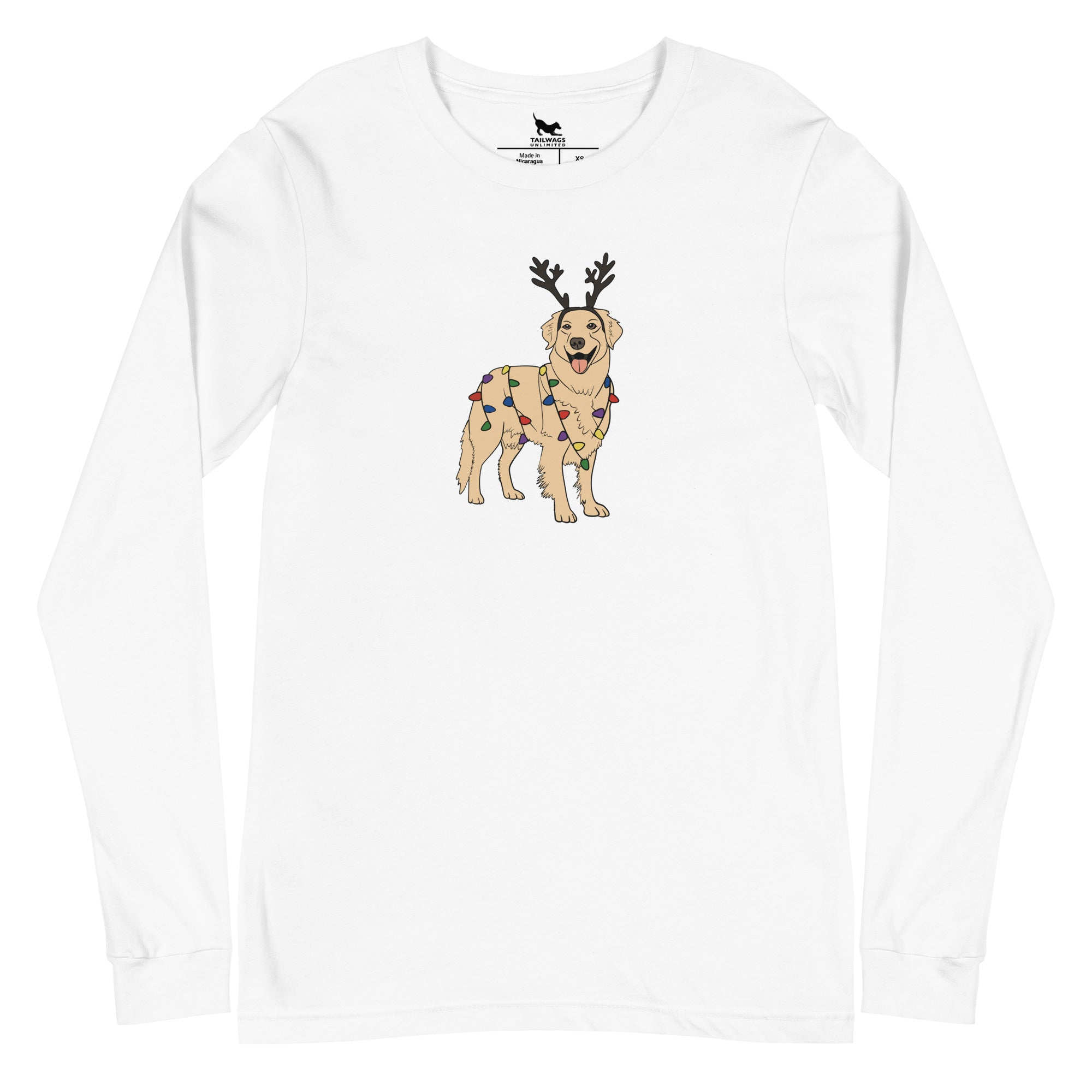 Getting in the Holiday Spirit Long Sleeve Tee - TAILWAGS UNLIMITED
