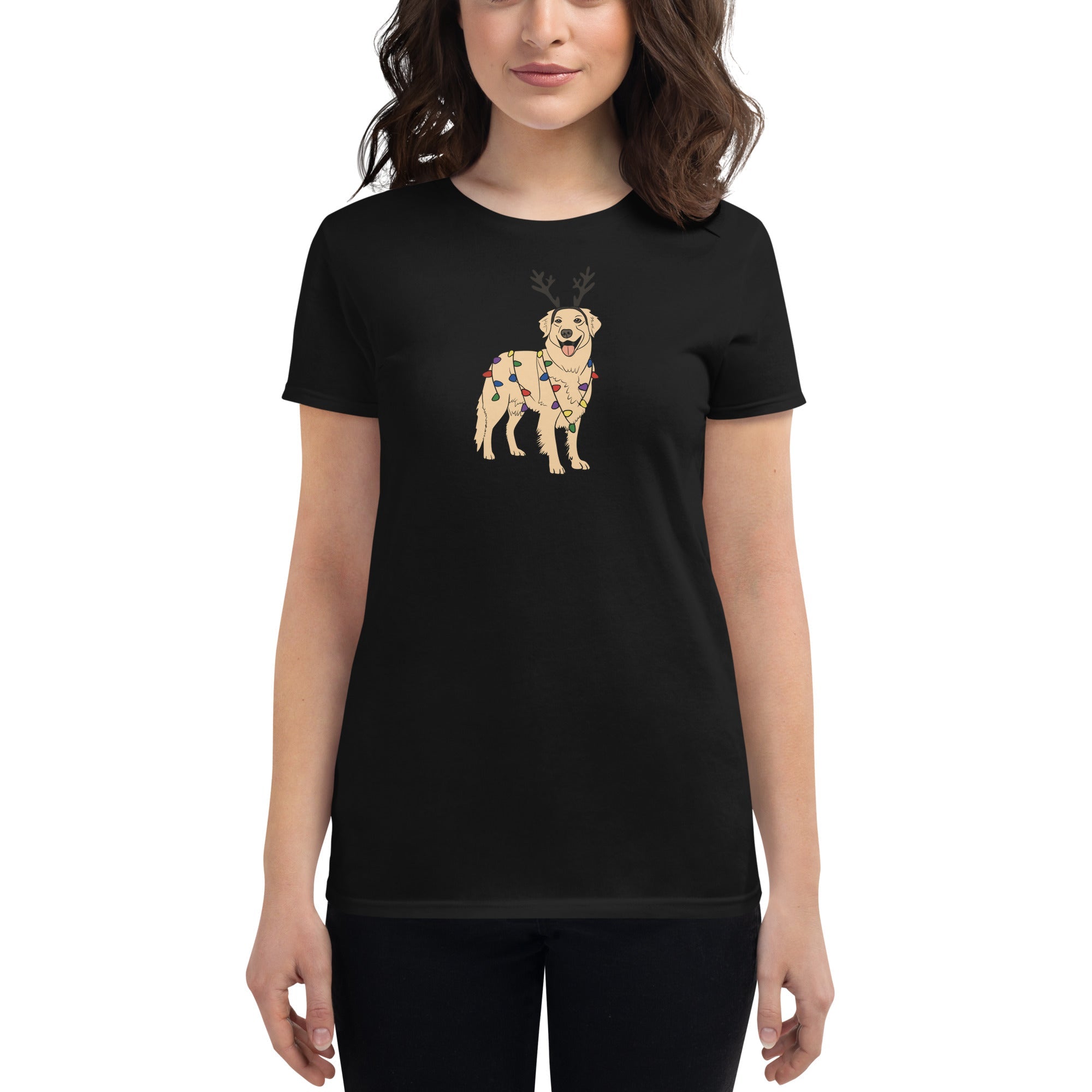 Getting in the Holiday Spirit Women's Fit T-Shirt - TAILWAGS UNLIMITED