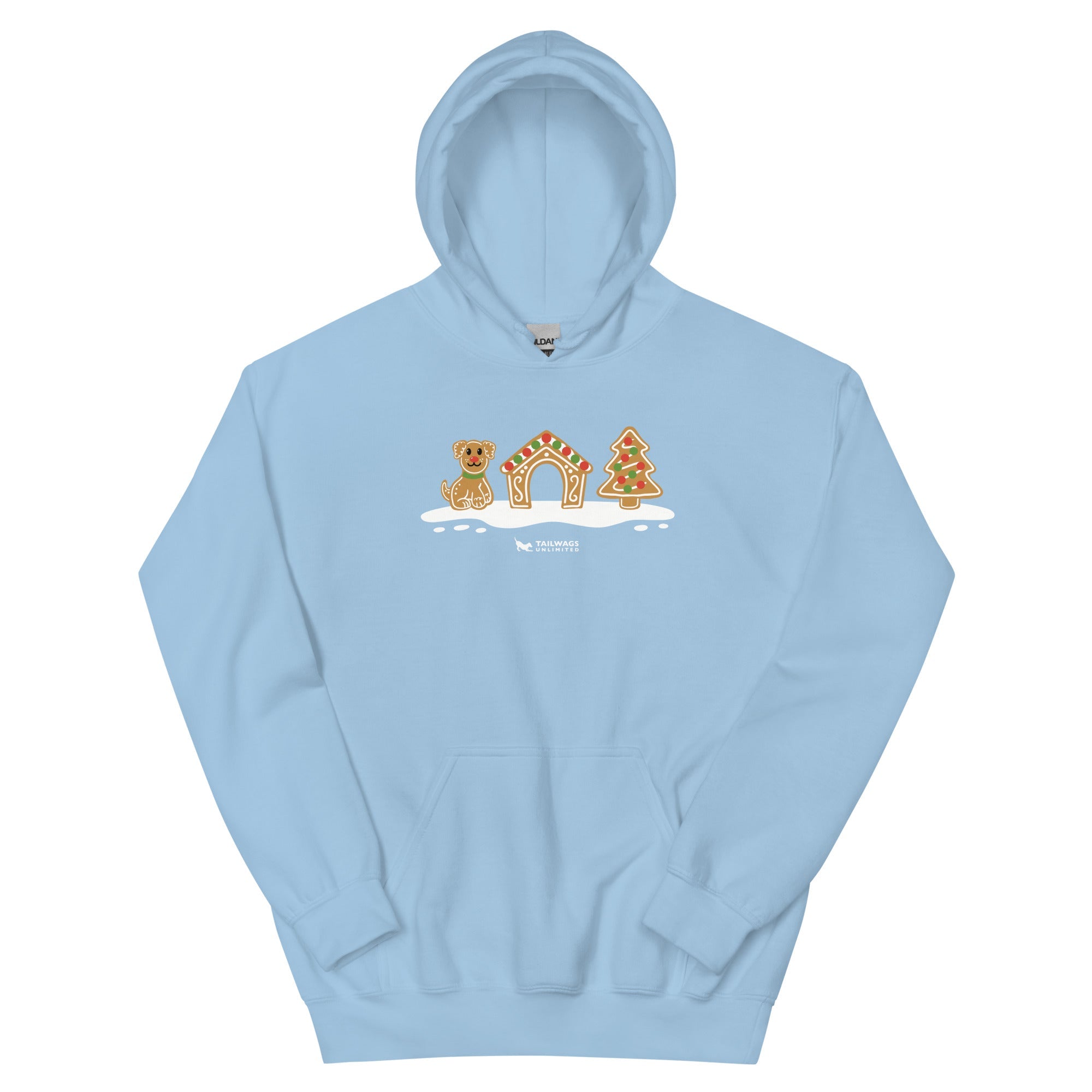 Gingerbread Doghouse Hoodie - TAILWAGS UNLIMITED