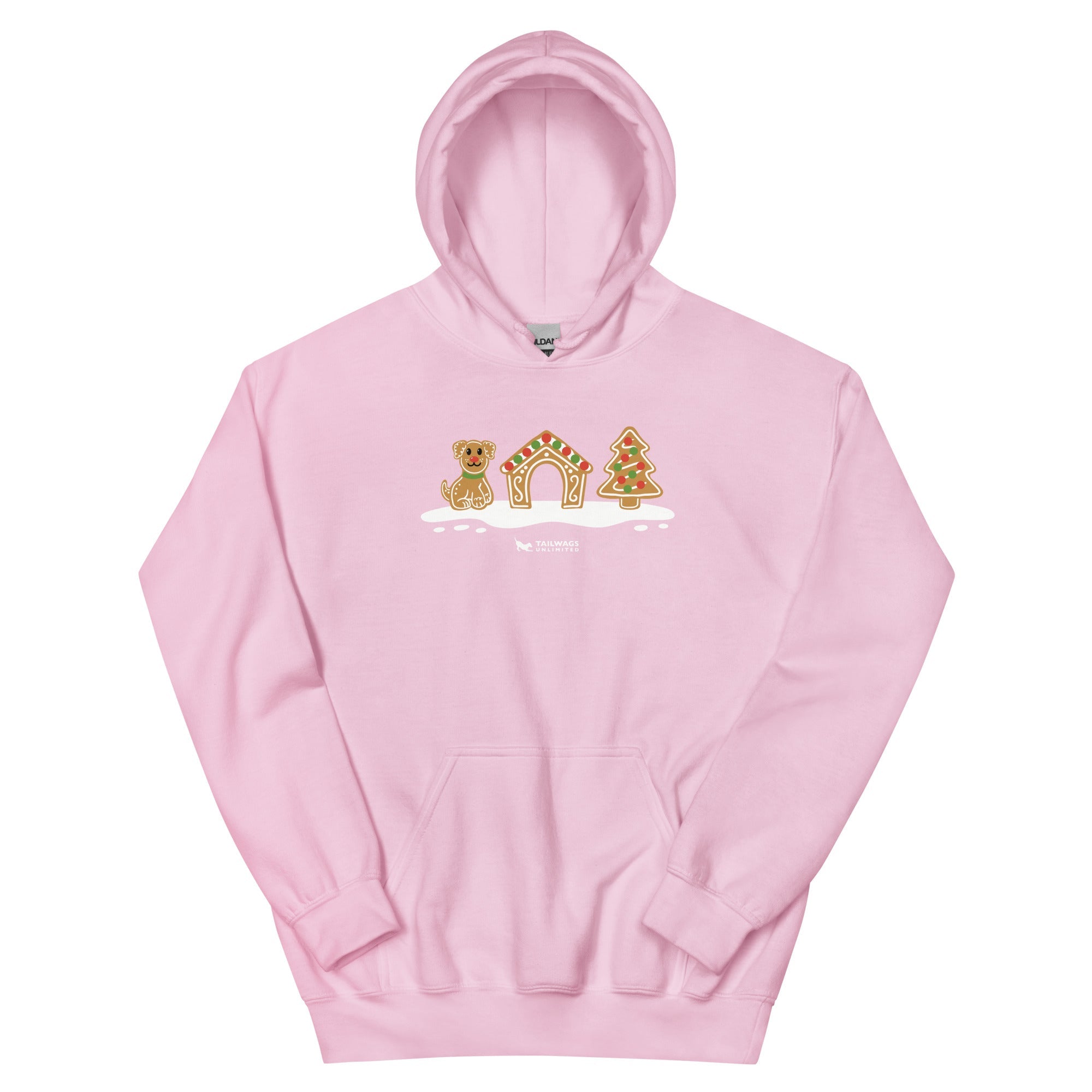 Gingerbread Doghouse Hoodie - TAILWAGS UNLIMITED