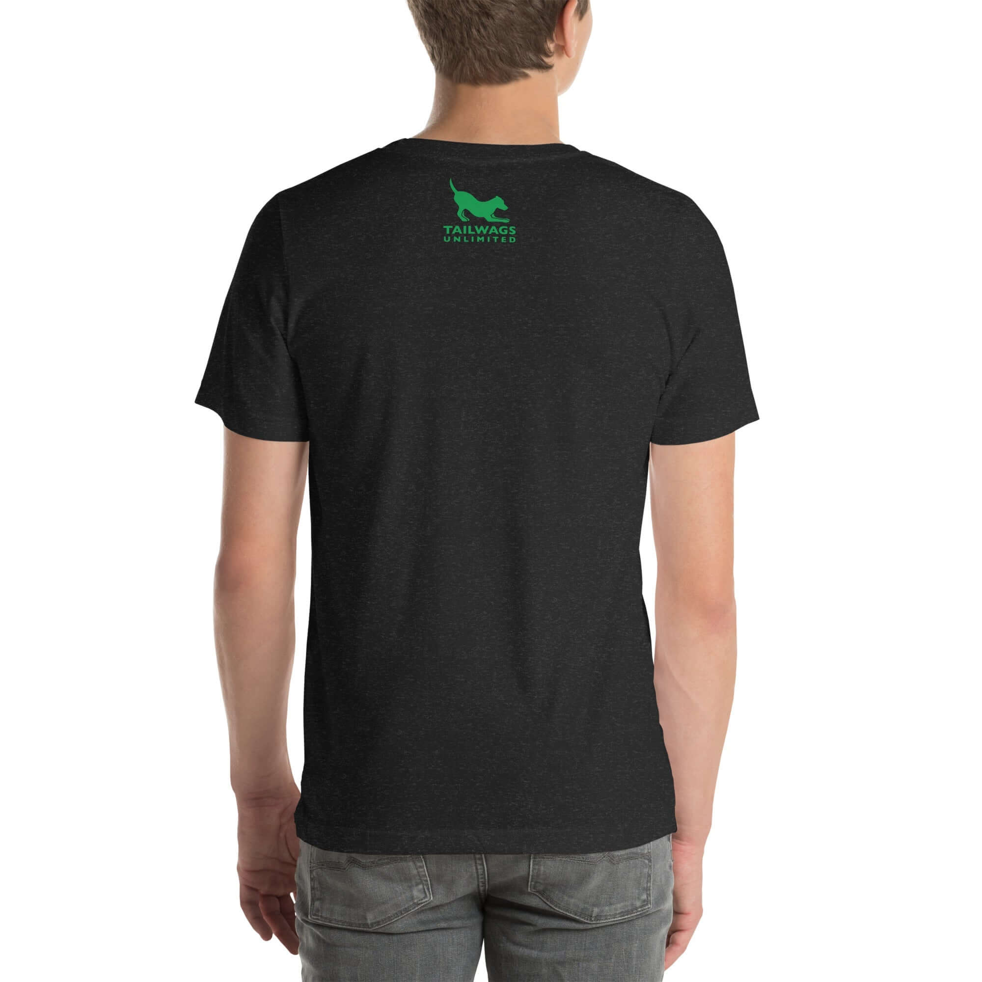 Green Four Leaf Clover Logo T-Shirt - TAILWAGS UNLIMITED
