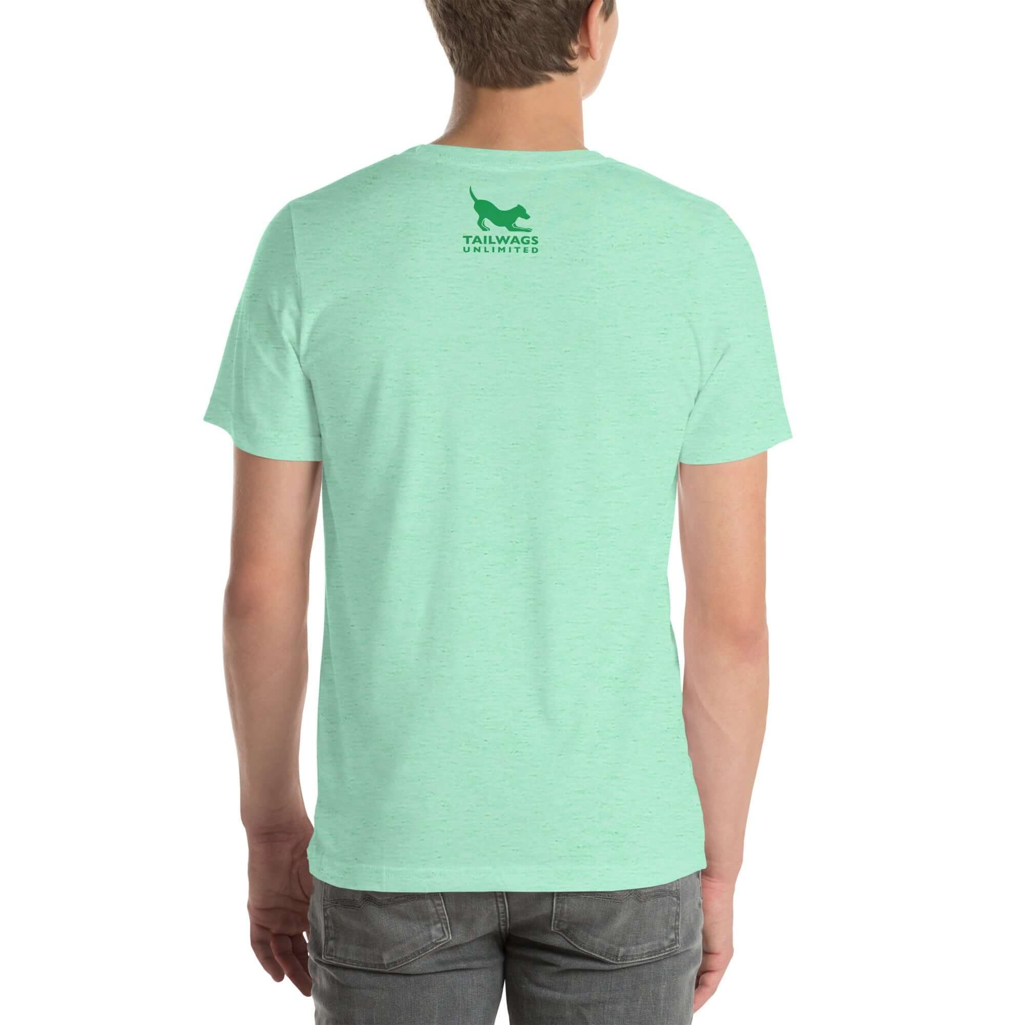 Green Four Leaf Clover Logo T-Shirt - TAILWAGS UNLIMITED