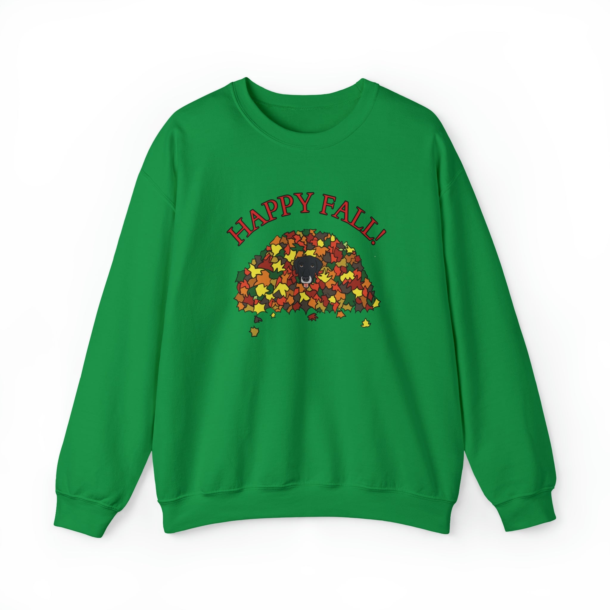 Hiding in the Leaf Pile Crewneck Sweatshirt - TAILWAGS UNLIMITED