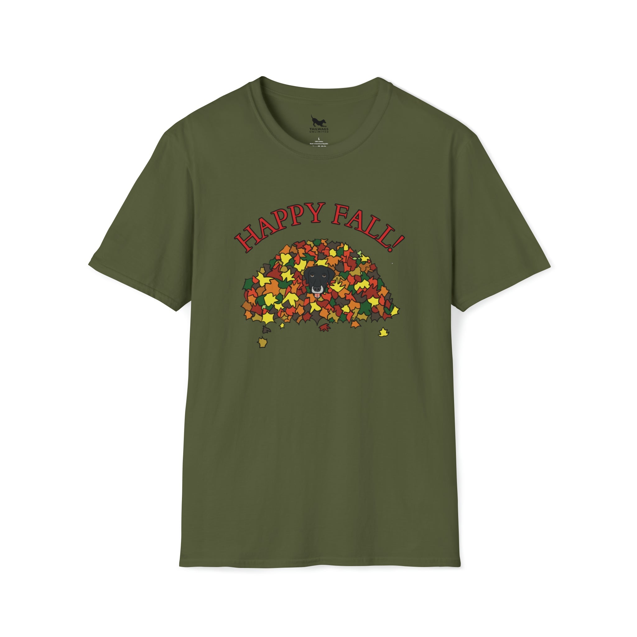 Hiding in the Leaf Pile T-Shirt - TAILWAGS UNLIMITED
