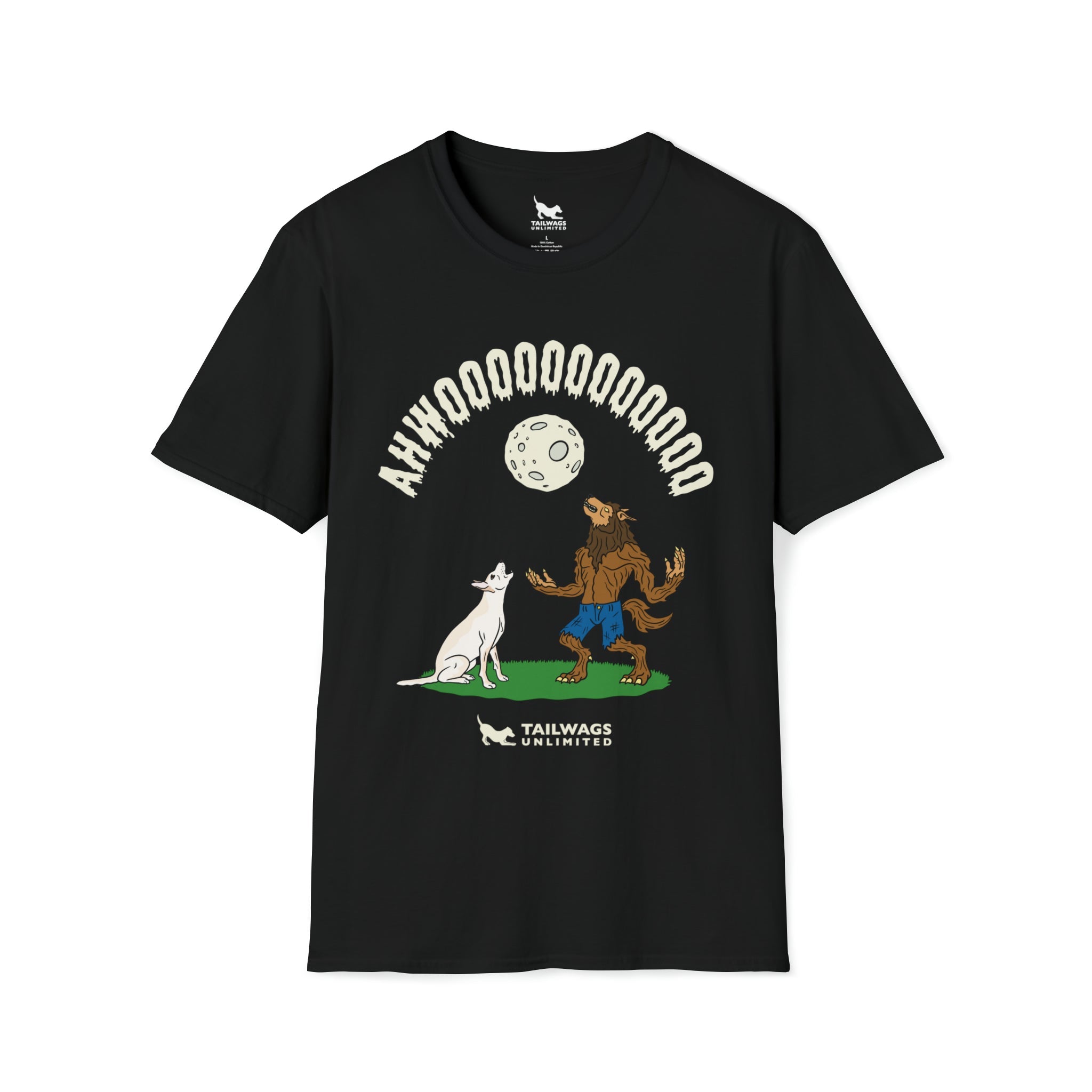 Howling at the Moon T-Shirt - TAILWAGS UNLIMITED
