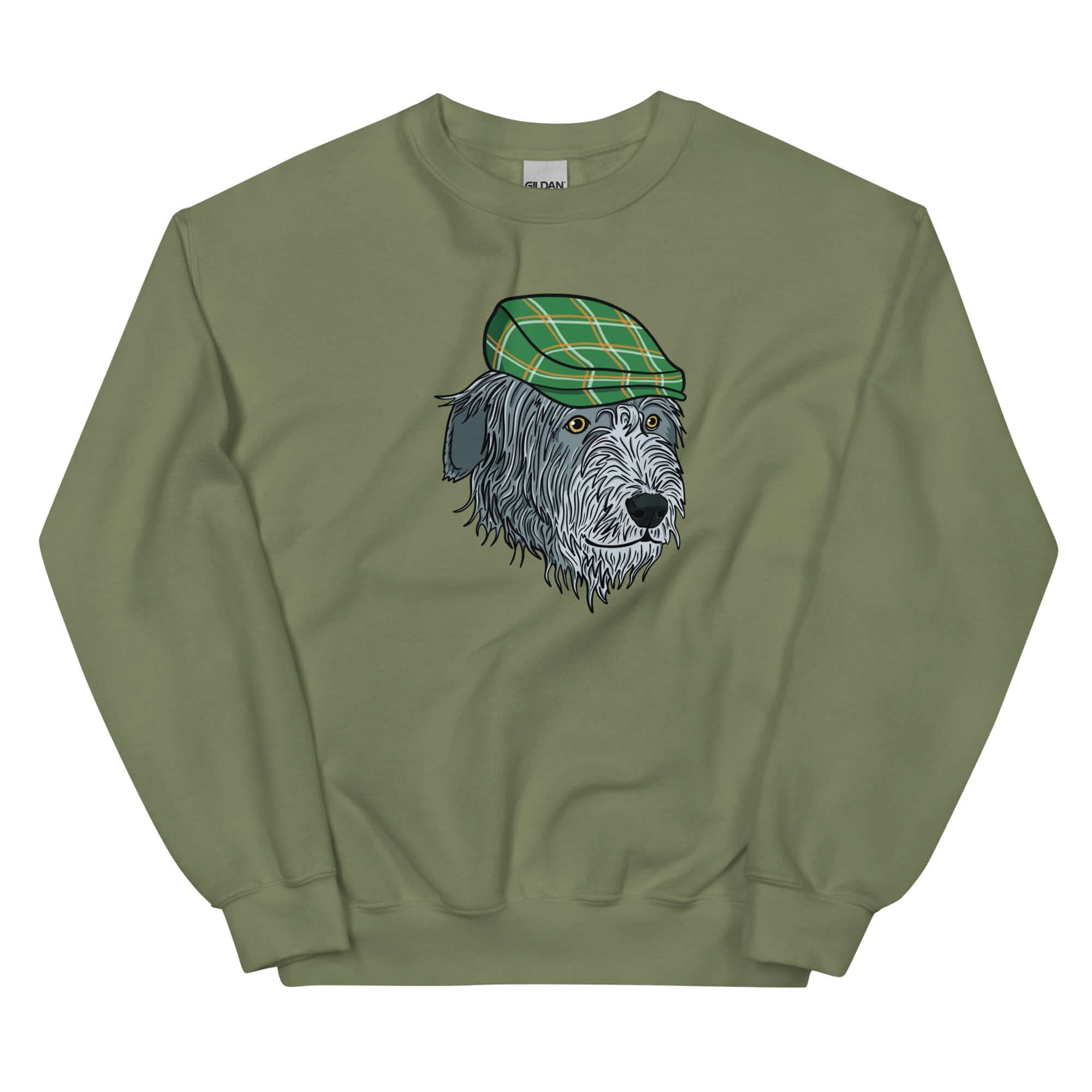 Irish Wolfhound Crewneck Sweatshirt - TAILWAGS UNLIMITED