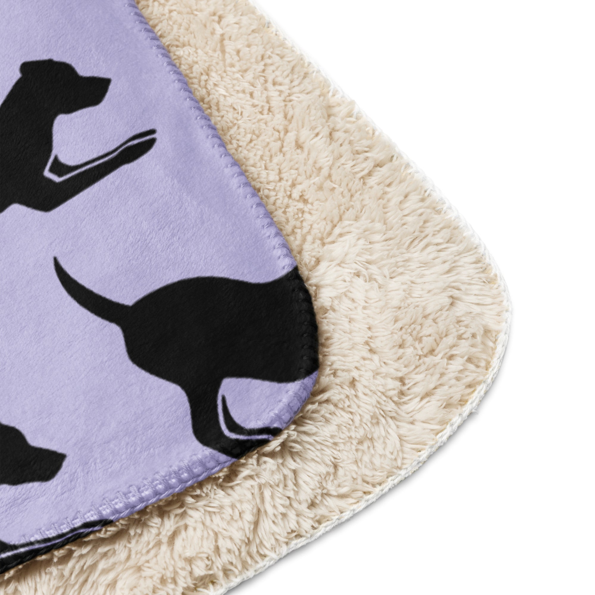 Play Pose Sherpa Blanket--Lilac - TAILWAGS UNLIMITED