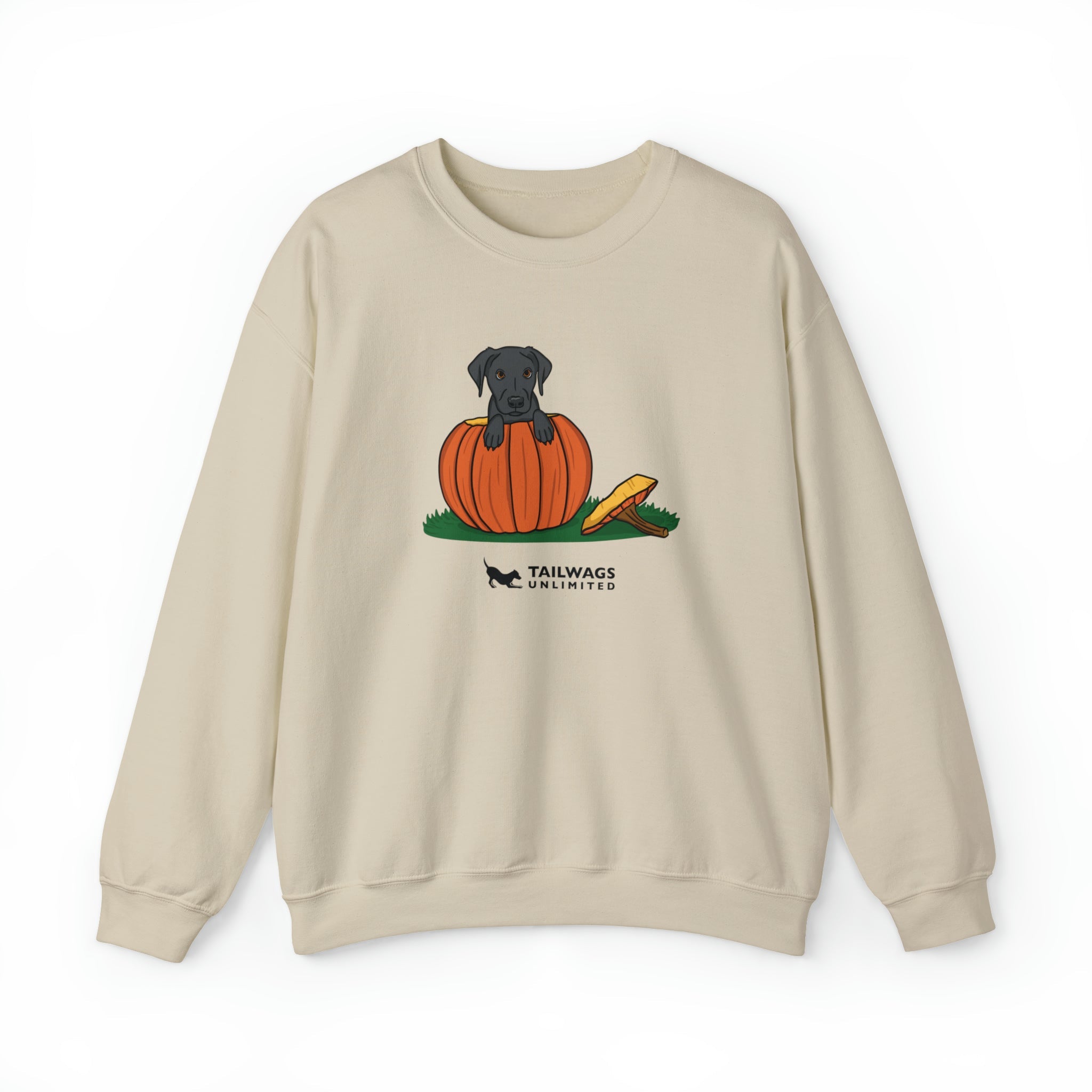 Pumpkin Pup Crewneck Sweatshirt - TAILWAGS UNLIMITED