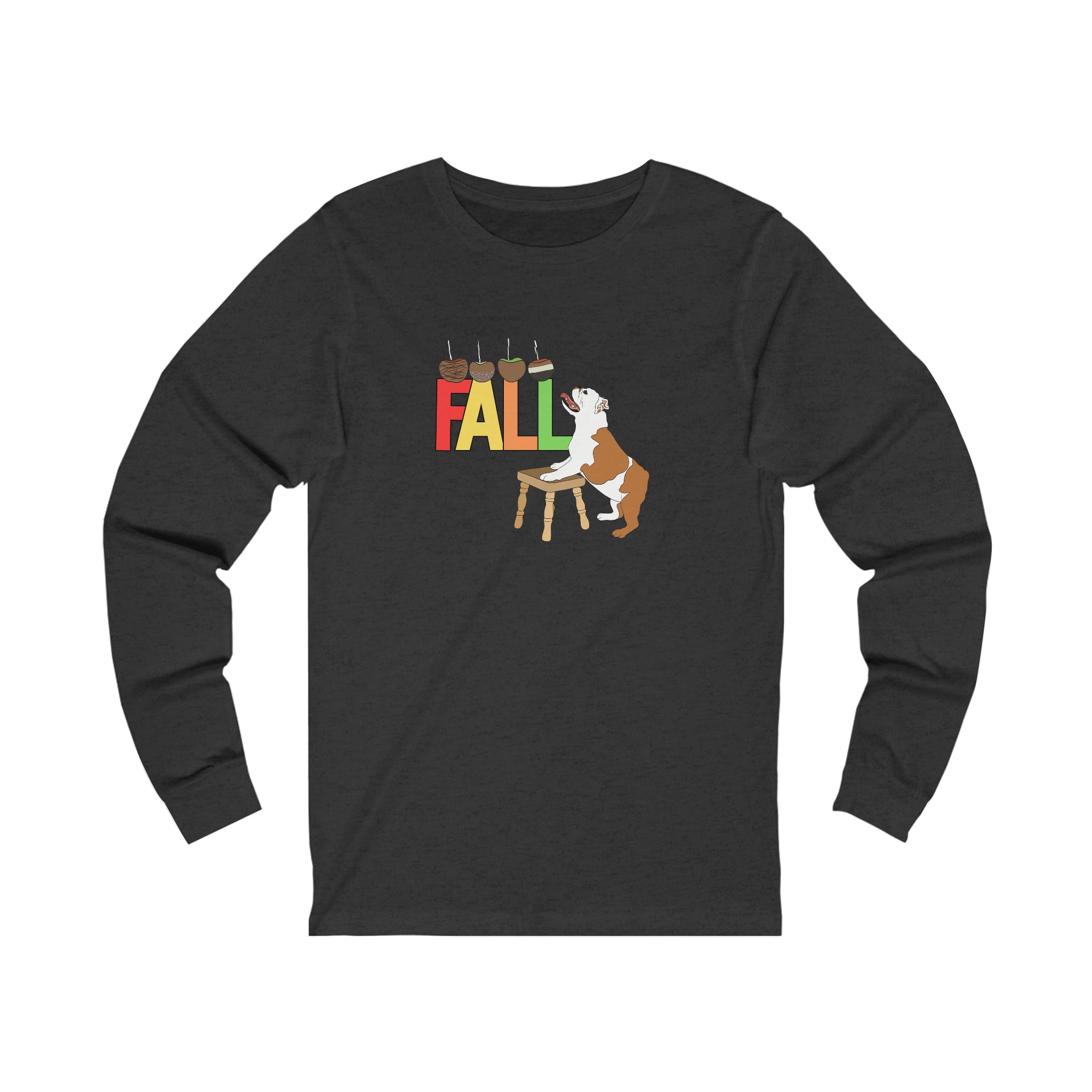 Sneaking a Caramel Apple Long Sleeve Tee - TAILWAGS UNLIMITED