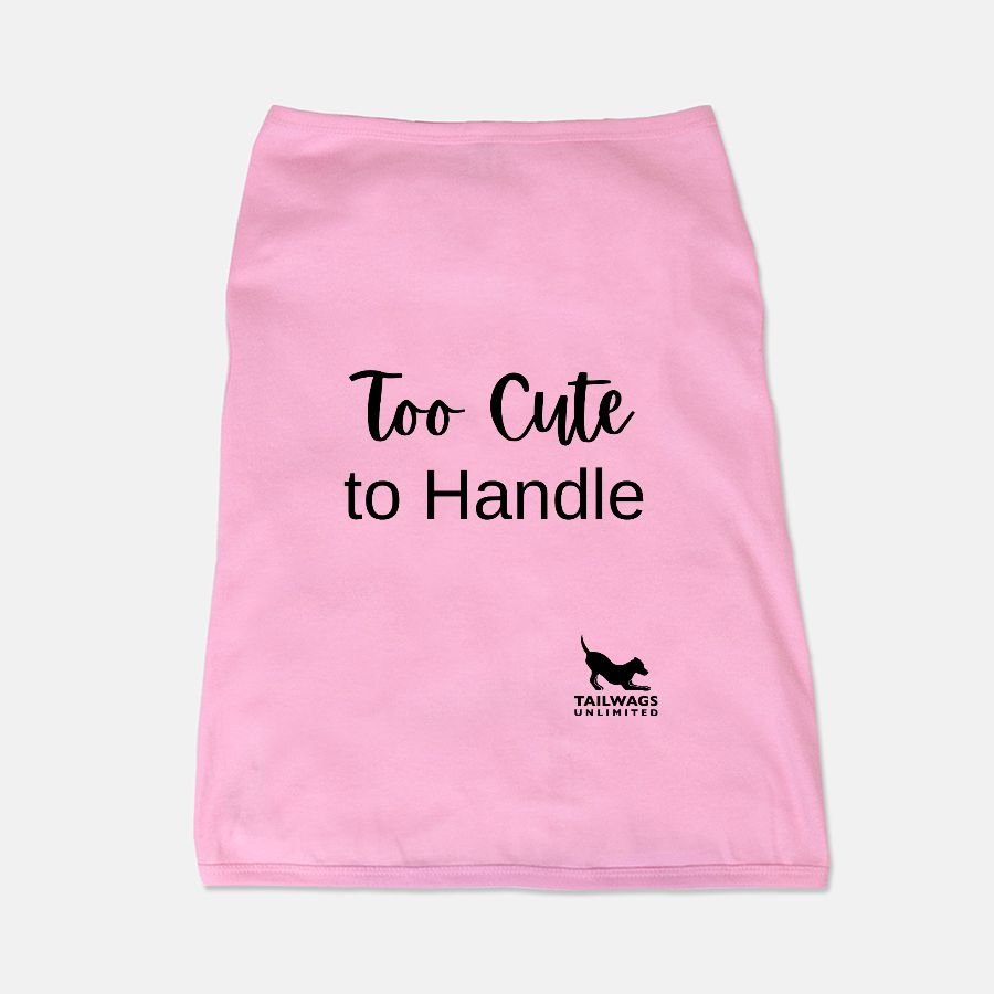 Too Cute Pink Pet Tank - TAILWAGS UNLIMITED