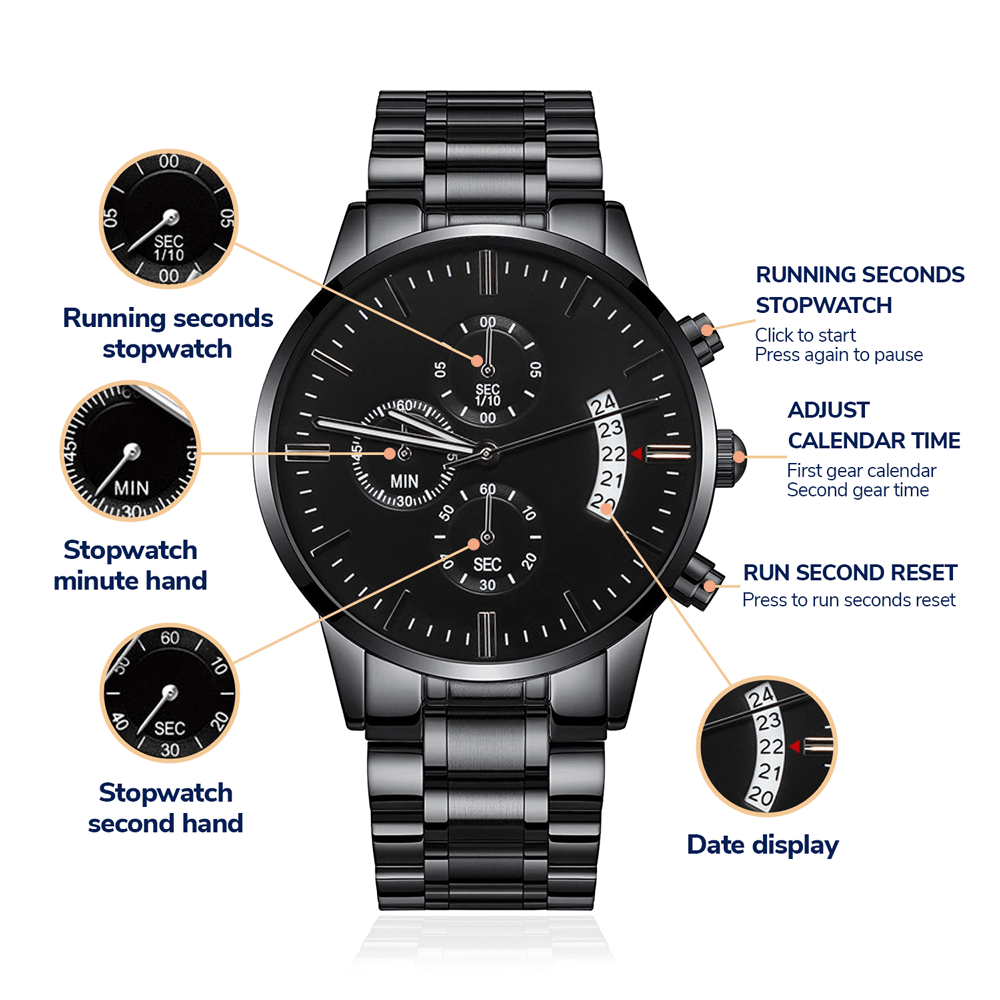 Engravable Men's Watch - TAILWAGS UNLIMITED