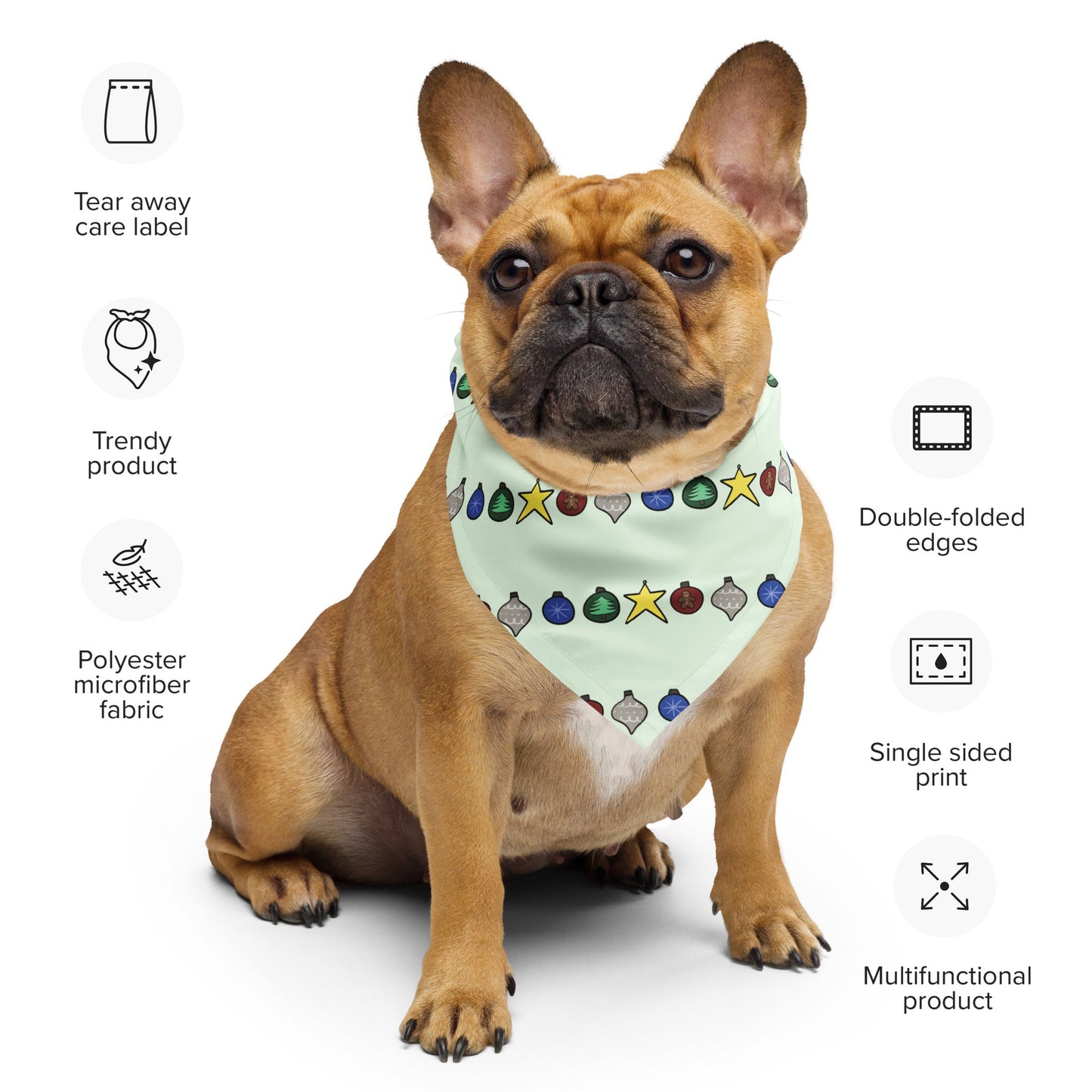 Ornament Dog Bandana - TAILWAGS UNLIMITED