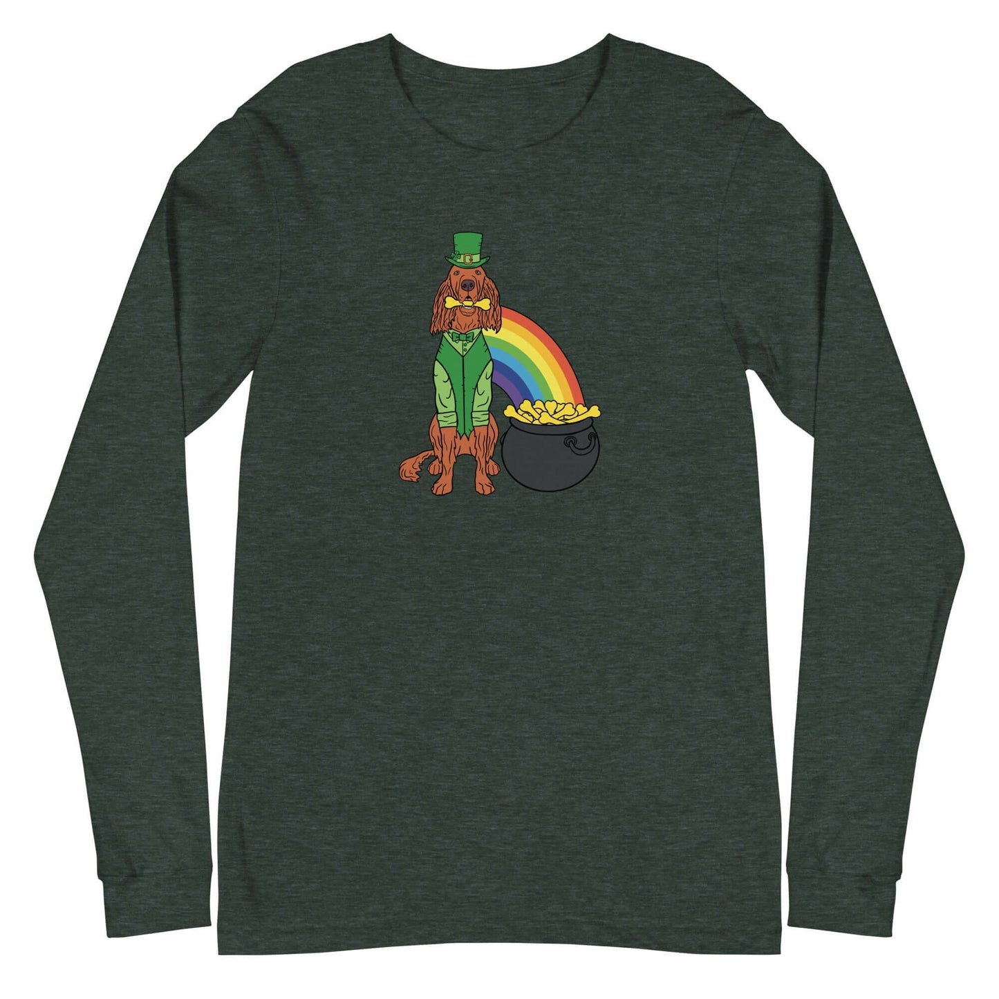 Pot of Golden Treats Long Sleeve Tee - TAILWAGS UNLIMITED