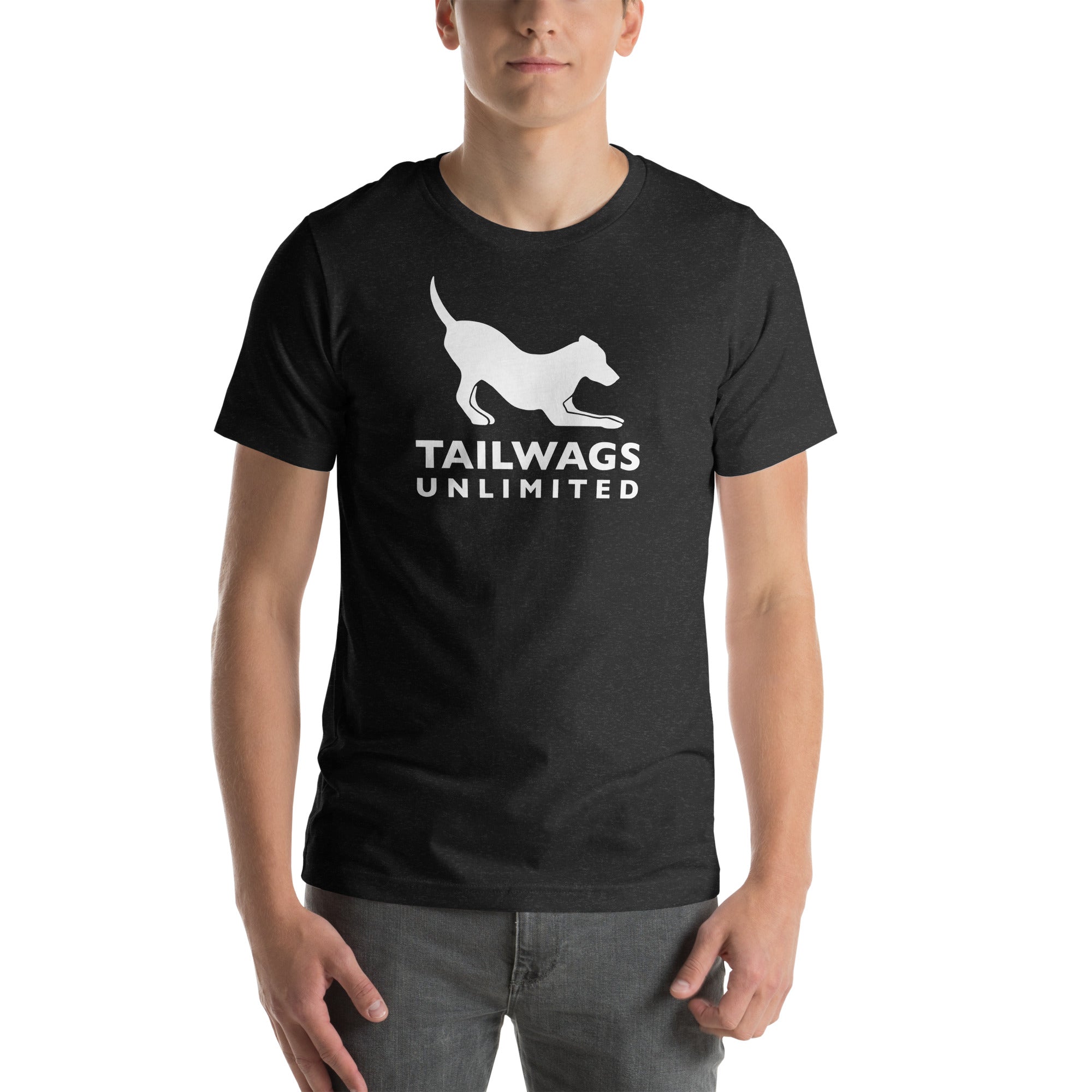 White Logo T-Shirt - TAILWAGS UNLIMITED